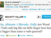 BOUNTY KILLER DISSES MAVADO & ACE HOOD ON TWITTER